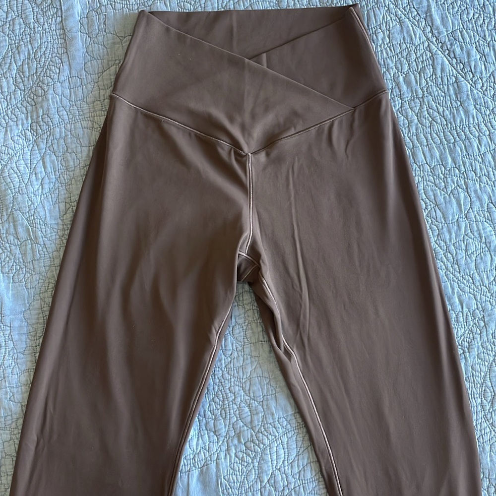 Brown Flare Leggings